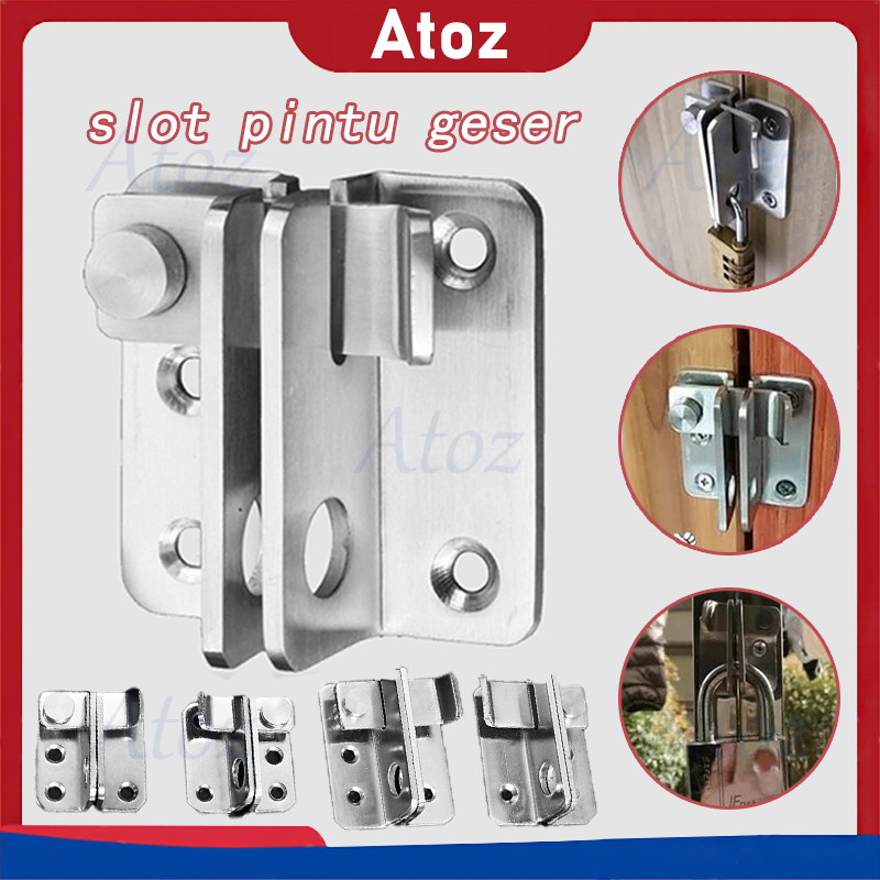 kunci geser pintu/selot slot gembok/selot pintu cantolan/kunci pintu lemari geser minimalis