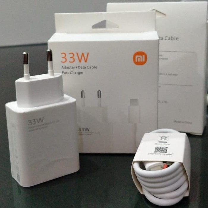 CHARGER XIAOMI 33 WATT ORIGINAL 100% MI 11 TURBO CHARGER