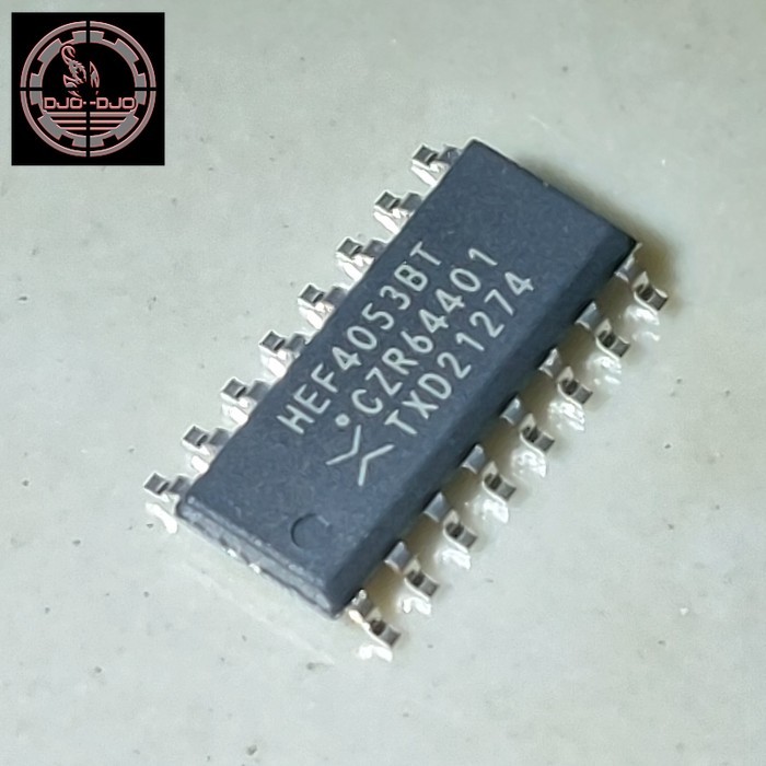 HEF4053BT Sop-16 SMD NXP Nexperia IC MUX DEMUX Triple 2-Channel Analog HEF4053 HEF 4053 4053BT
