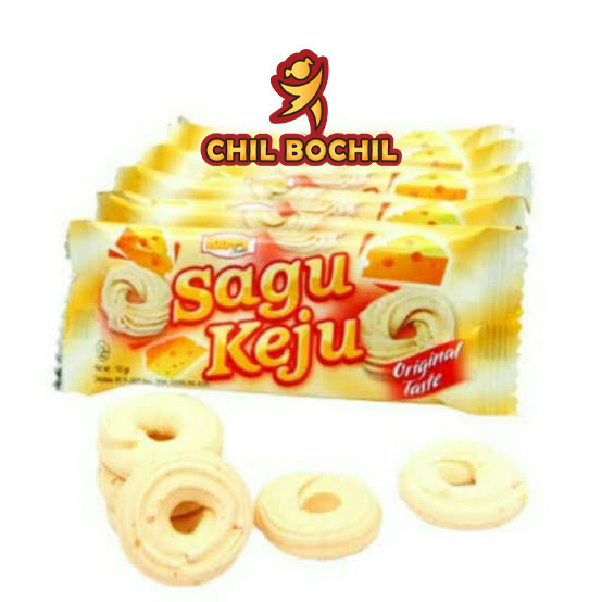 

SAGU KEJU PER PAX ISI ( 20 SACHET X 6 GRAM ) - MAKANAN RINGAN SAGU RASA KEJU PER PAX - CHIL BOCHIL