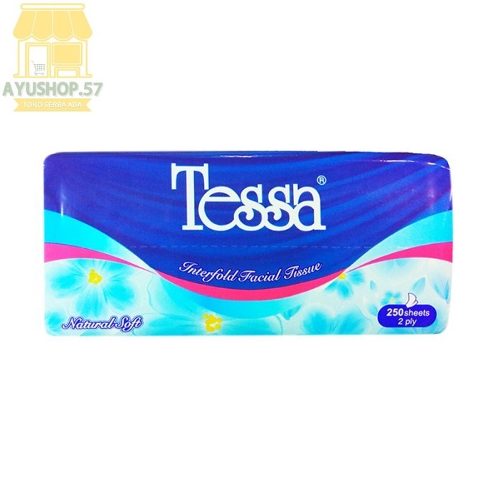 

Tessa TP-22 Natural Soft Tissue Wajah [250 Sheets / 2 Ply] Putih - AYUSHOP57