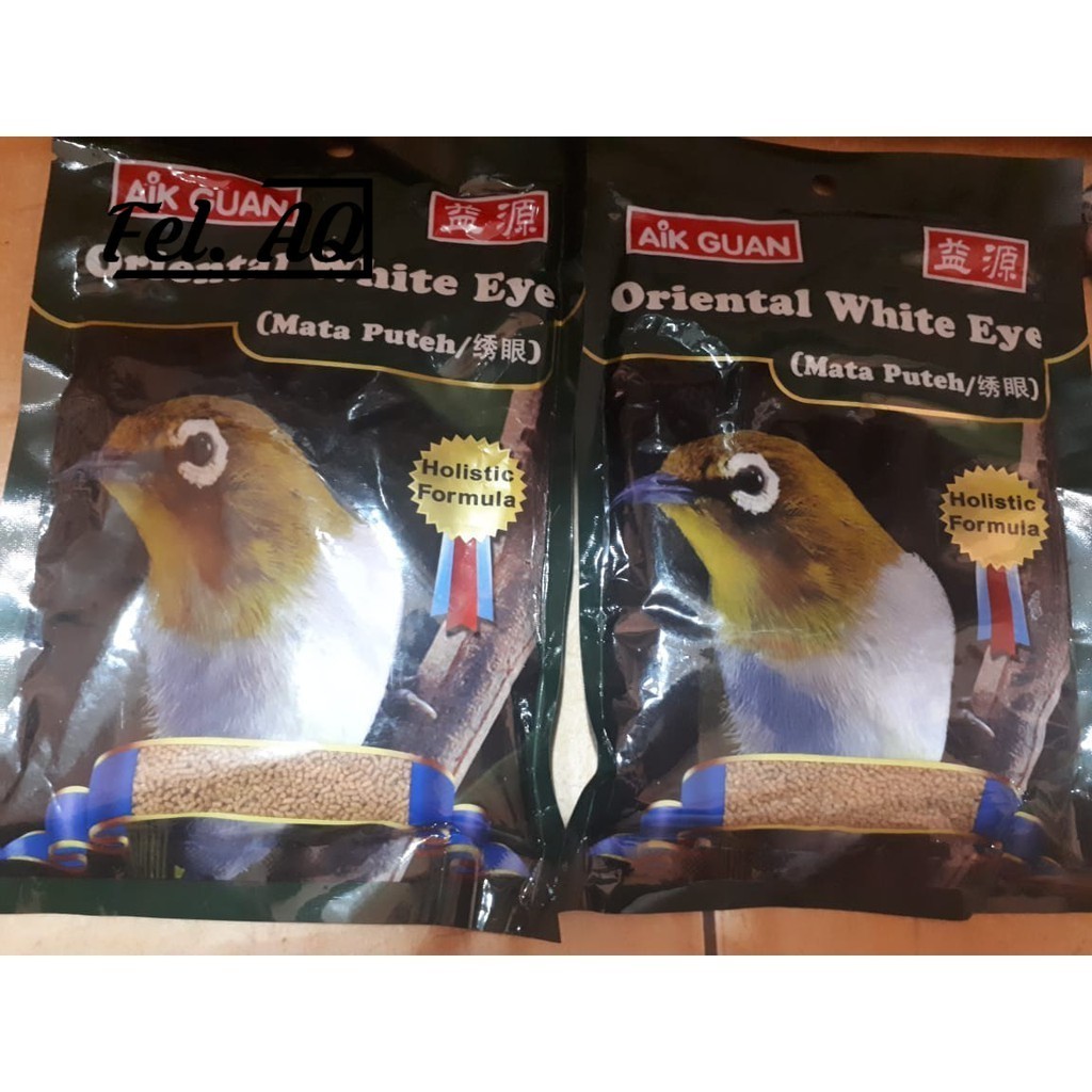 AIK GUAN ORIENTAL 250gramWHITE EYE VOER IMPORT UNTUK PLECI MURAH BERKUALITAS