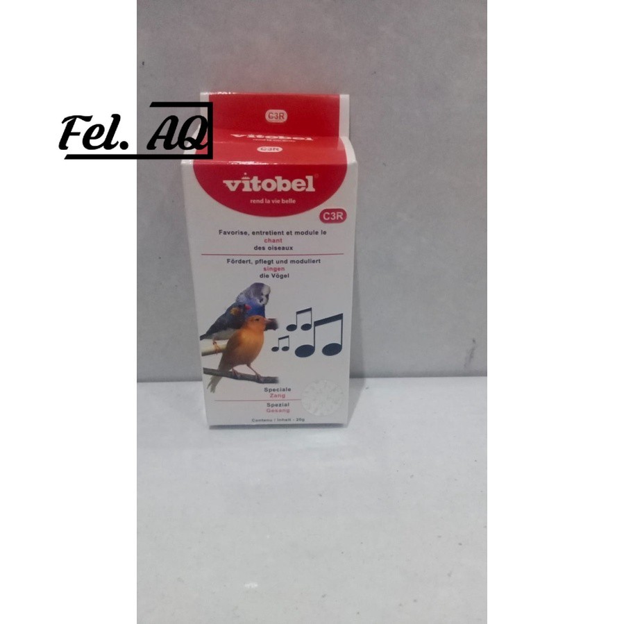 VITOBEL C3R VITOBEL VITAMIN BURUNG MENINGKATKAN RAJIN BUNYI DAN STAMINA MURAH BERKUALITAS