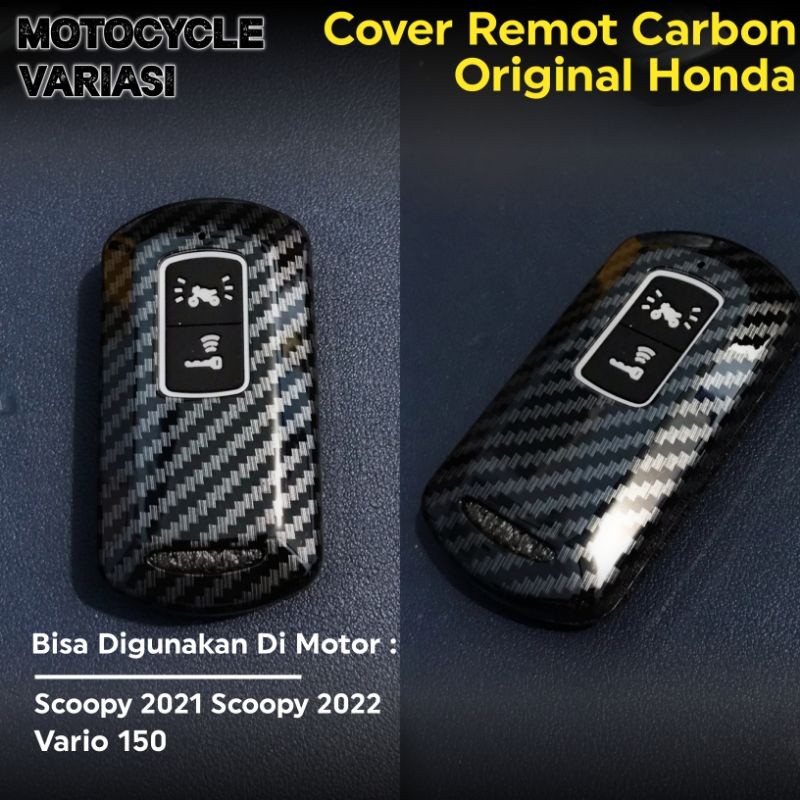 Cover Remot motor Scoopy 2021 2022 Vario 150 Cover Remot Carbon Scoopy 2022