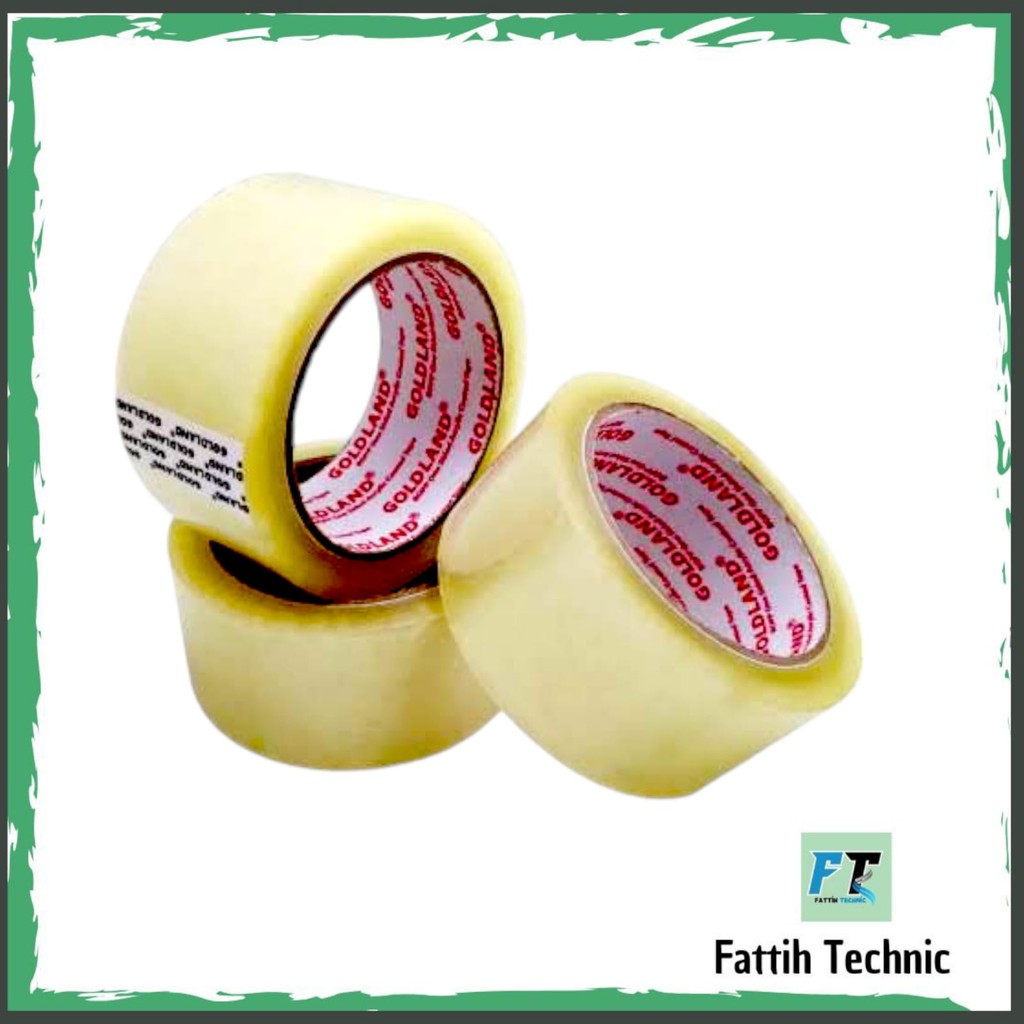 

Lakban Bening 100 Yard Kualitas Bagus di jamin Bagus rekat kuat COD By Fattih Technic