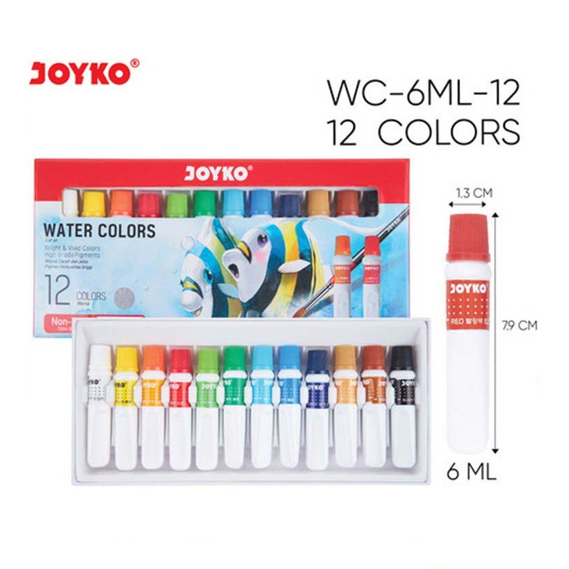 

JOYKO cat air/watercolor 12clr x 6ML