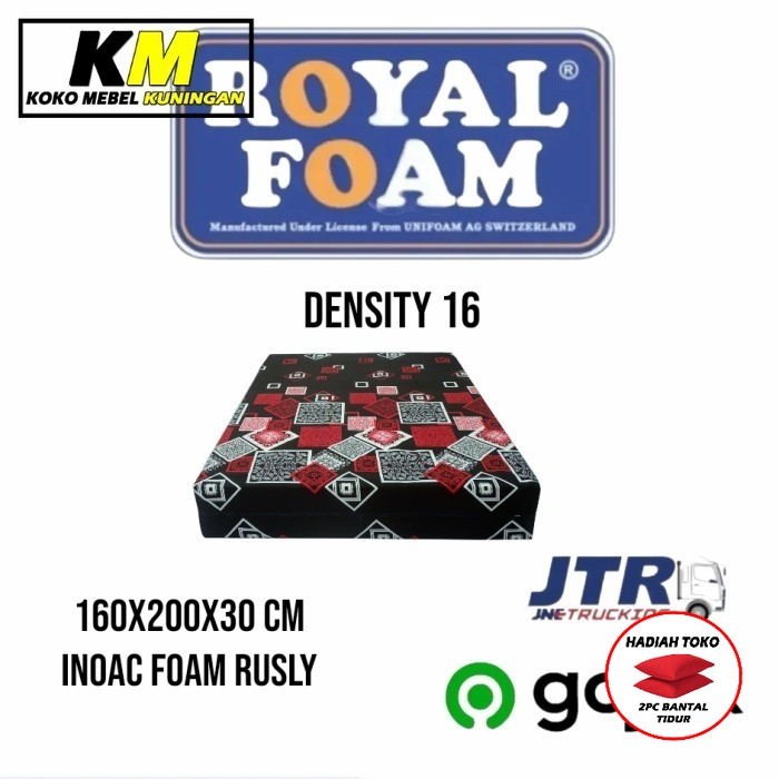 TERLARIS kasur busa royal foam 160x200x30 cm garansi 5 tahun