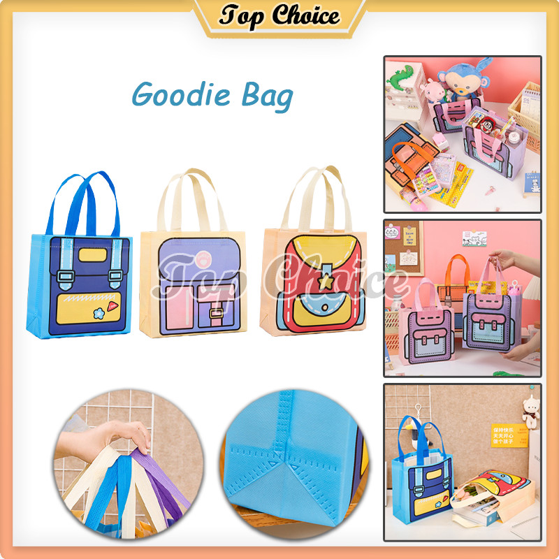 

Goodie Bag / Spunbond Non Woven Motif / Tas Goodie Bag Lucu