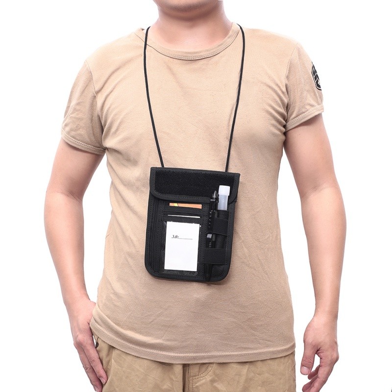 

Molle Hunting ID Holder Tactical Pouch File Folder Organizer Bag Military Chest Hanging Molle Card Holder In Card Bags