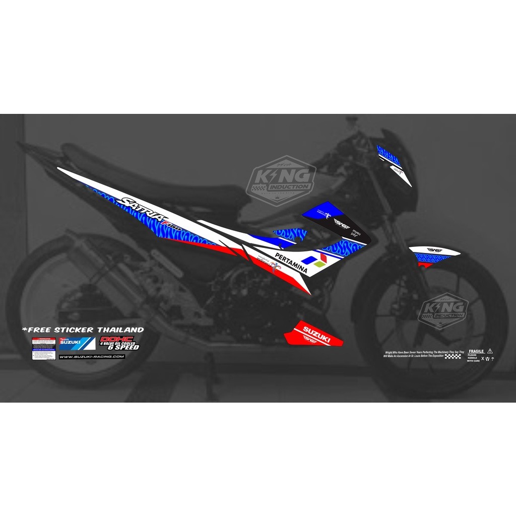 STRIPING SATRIA FU 150 FACELIFT VARIASI - STRIPING SATRIA FU 150 FACELIFT - STIKER SATRIA FU 150 FAC