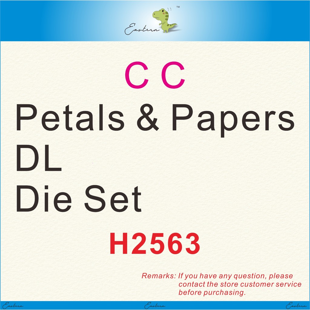 

Petals & Papers DL Die Set new dies metal cutting dies stamp DIY molds Scrapbooking die cut crafts H2563