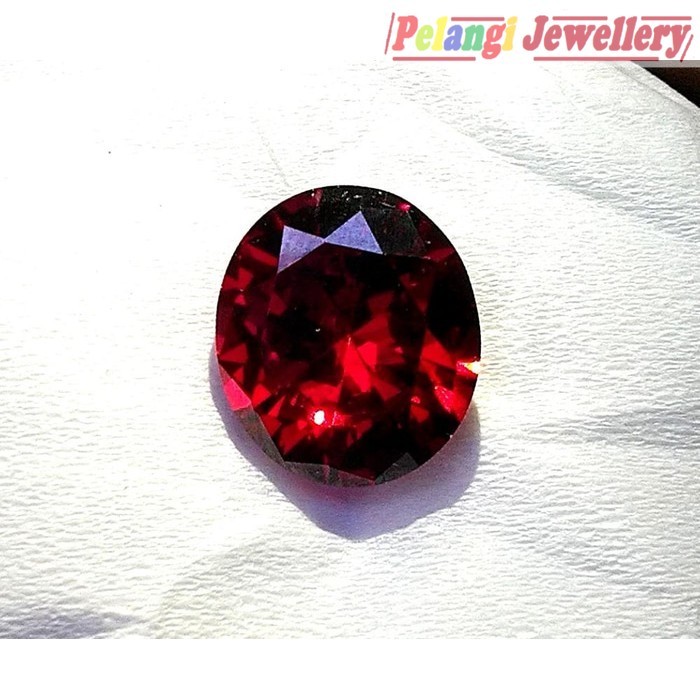 Batu Red Garnet Cutting Round HQ