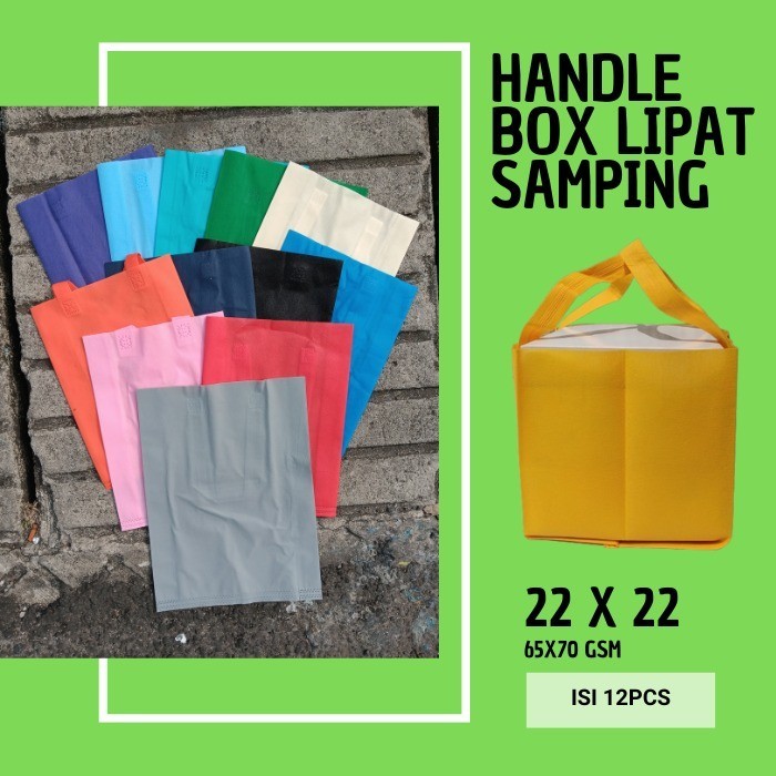 

PROMO!! - Handle lipat samping box 22 x 22/ tas hajatan/spunbond - Hitam