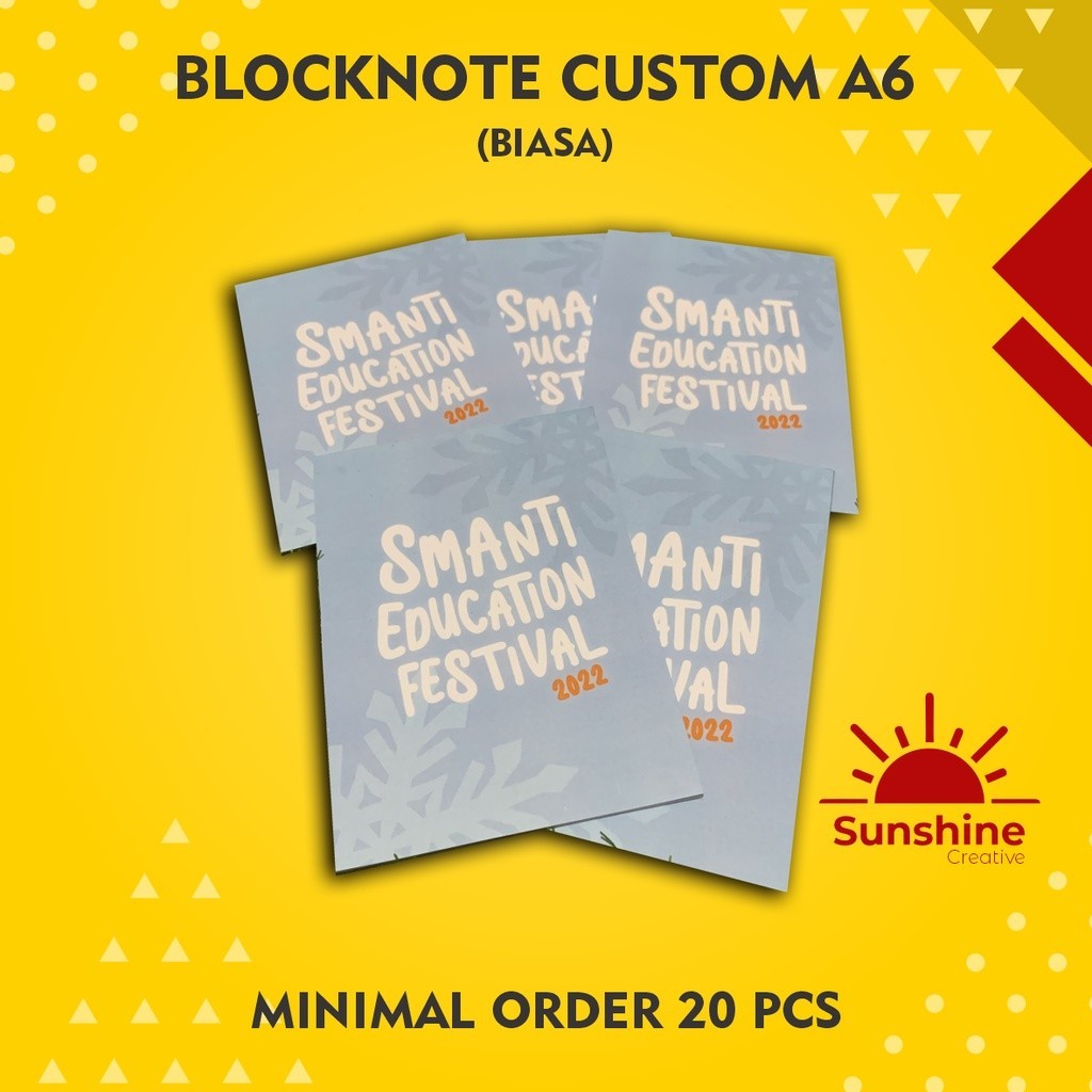 

Notes A6 Biasa (Stapler / Lem ) - 25 Lembar (50 Halaman) - Note - Souvenir - Catatan - Blocnote Custom - Kpop Note