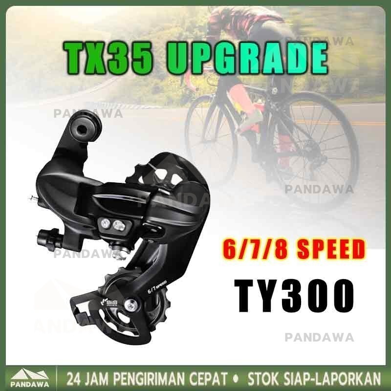 RD Shimano Tourney 6 7 8 Speed TX35 Rear TY300 Model 18 21 24 spd derailleur Sepeda gunung xc Lipat 