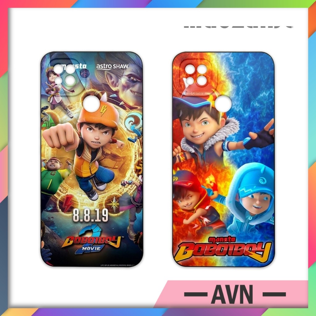 Casing Soft Case  Xiaomi Redmi 10a 10c 9c  Silikon Tpu Cover Model Karakter Boboiboy Pro Camera
