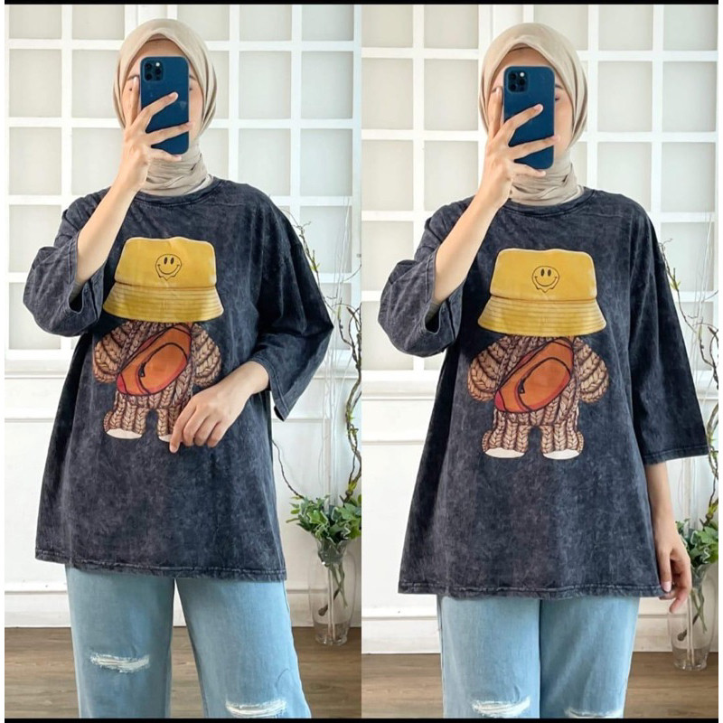 kaos bkk oversize washed premium / kaos oversize bkk washed premium / kaos oversize / kaos washed - 