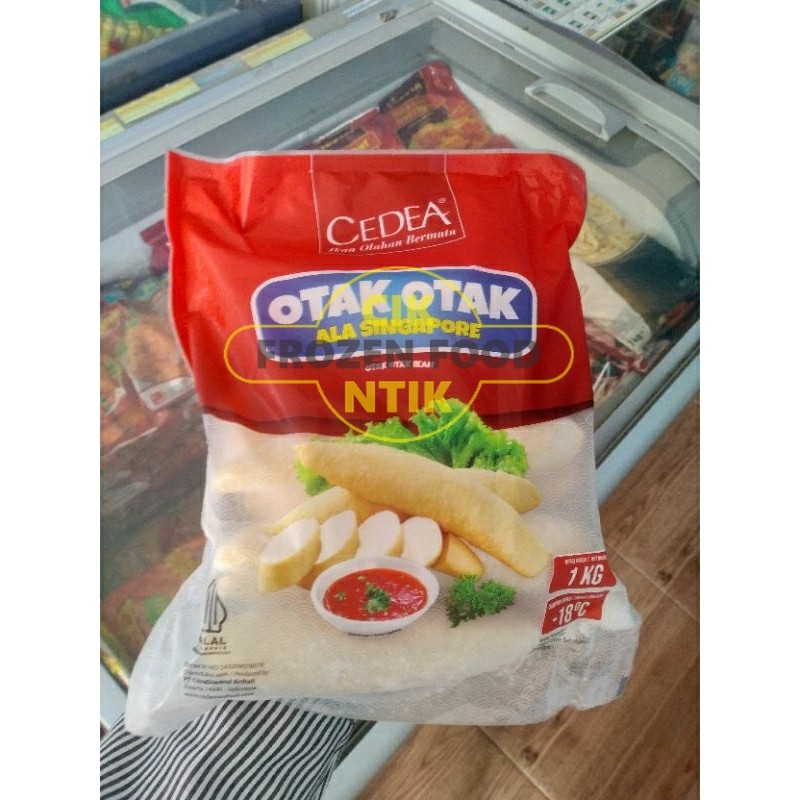 

Cedea otak Singapura 1Kg Frozen food cik ntik Jambi cemilan jajanan seblak korea jepang