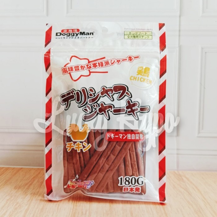 Doggyman Delicious Chicken Jerky Snack Anjing 180gr - Z0292 Chicken