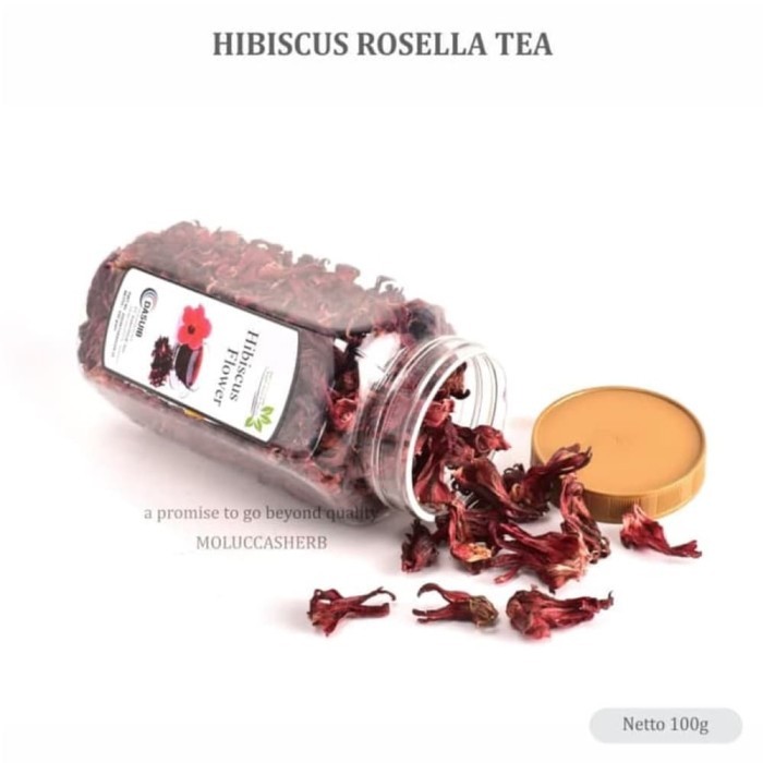 

Teh Bunga Rosella / Hibiscus Flower Tea TOPLES (100gram)