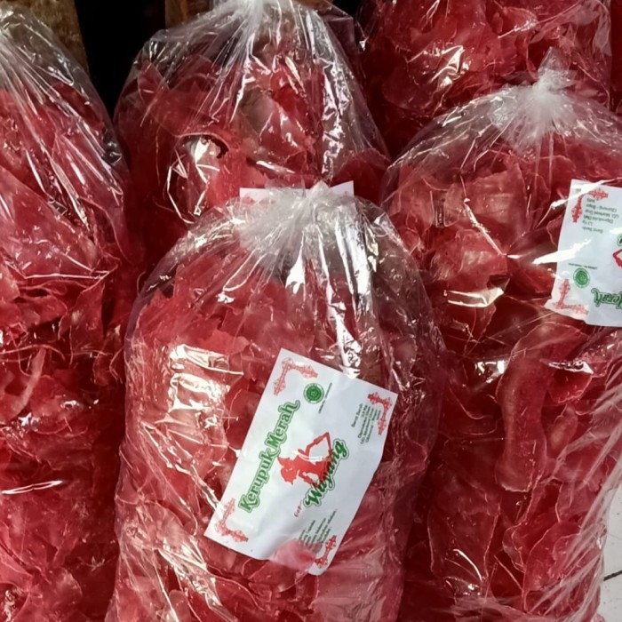 

BEST SELLER kerupuk Merah Padang 1 kilo - 1000 gram