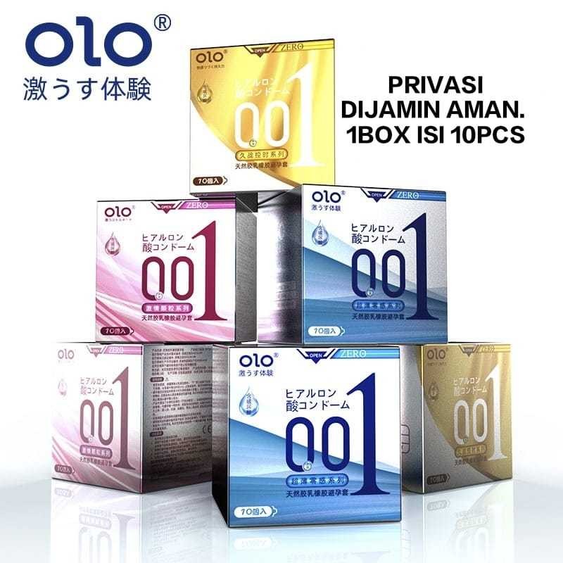 

Promo Lates! OLO Condom OLO LongLasting 001 Hyaluronic Acid Condom 10/BOX Privasi dIJAMIN AMAN