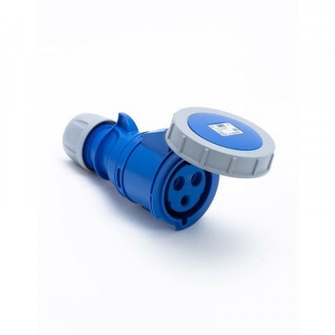 FORT Industrial Mobile Socket 3 x 16A IP67 3Pole FT-2132 Female 1Phase