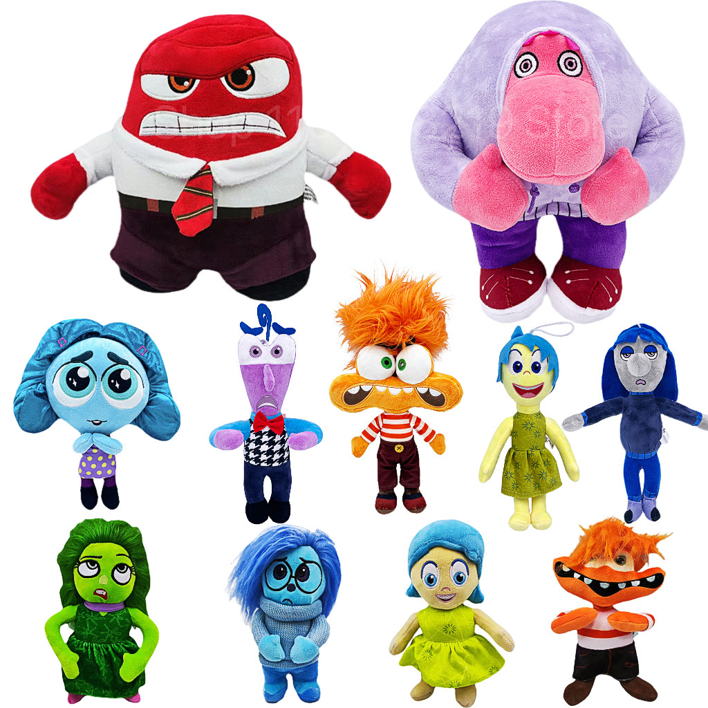 

New Inside Out 2 Anime Figure Plush Toys Ennui Anxiety Envy Embarrassment Doll Plush Inside Out Action Fiugre Doll Toy Kid Gift