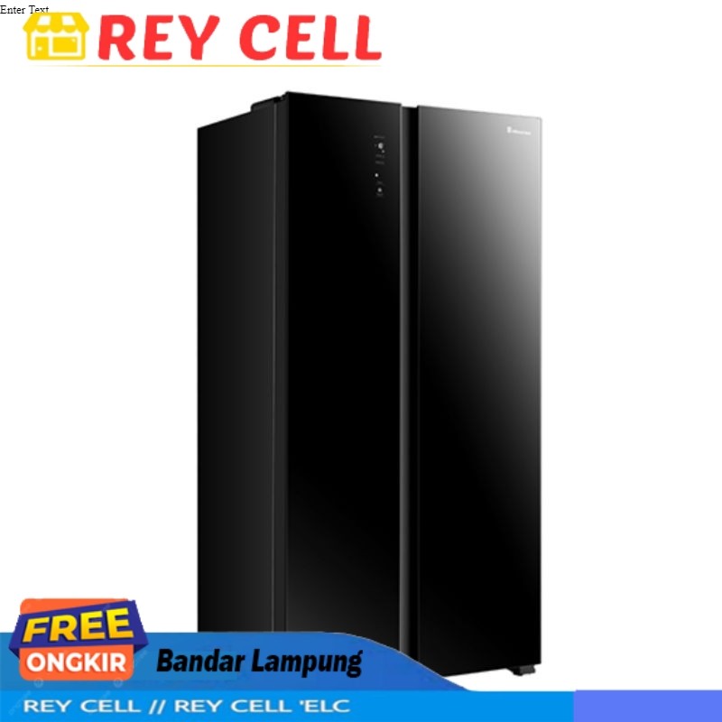 HISENSE RS680SN4IBU KULKAS SIDE BY SIDE 620 L INVERTER KULKAS HISENSE GARANSI RESMI