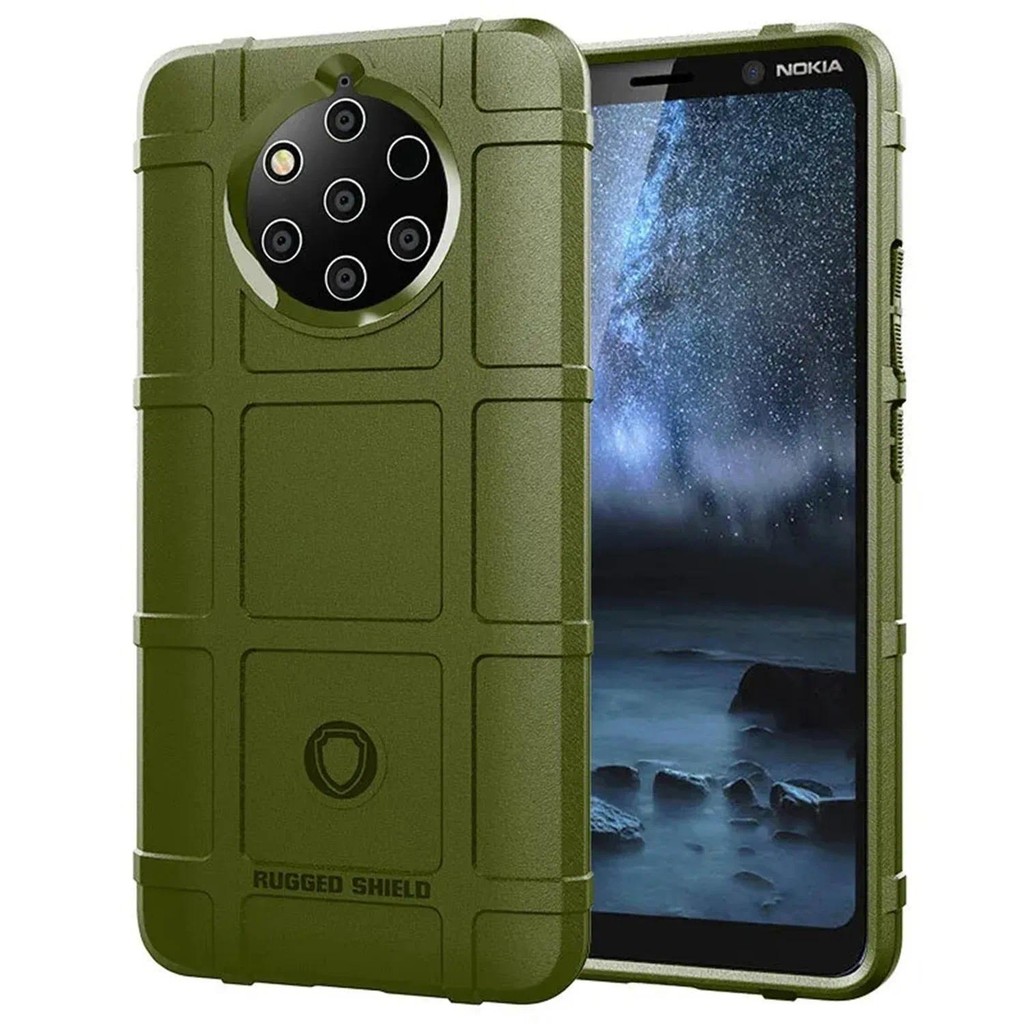 Phone casing Nokia9 Pureview nokia9pureview Silicone Shield Case Armor Heavy Back Cover untuk nokia 