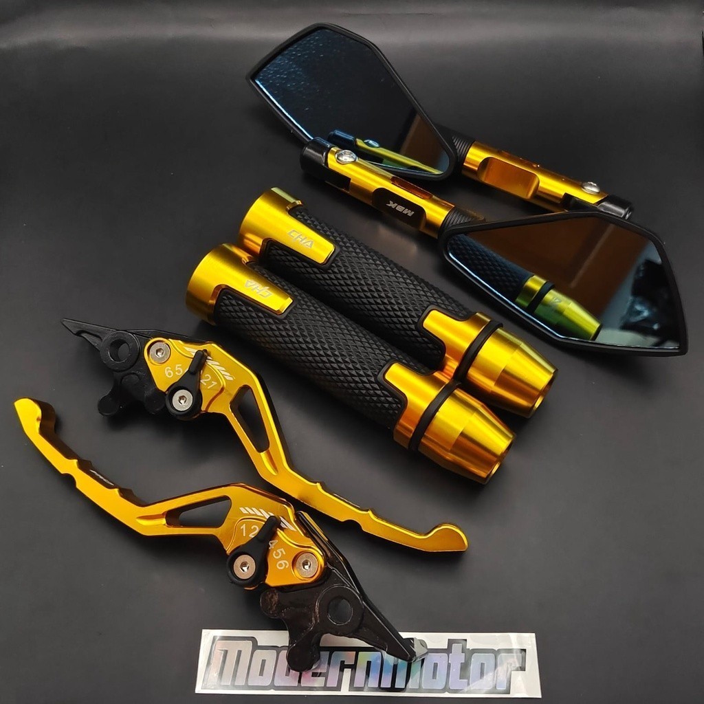 Spion tomok v2 + Handgrip model rizoma nmax CNC + Handle CNC Nmax Aerox Mio Vario Beat Pcx Mio-J Tig