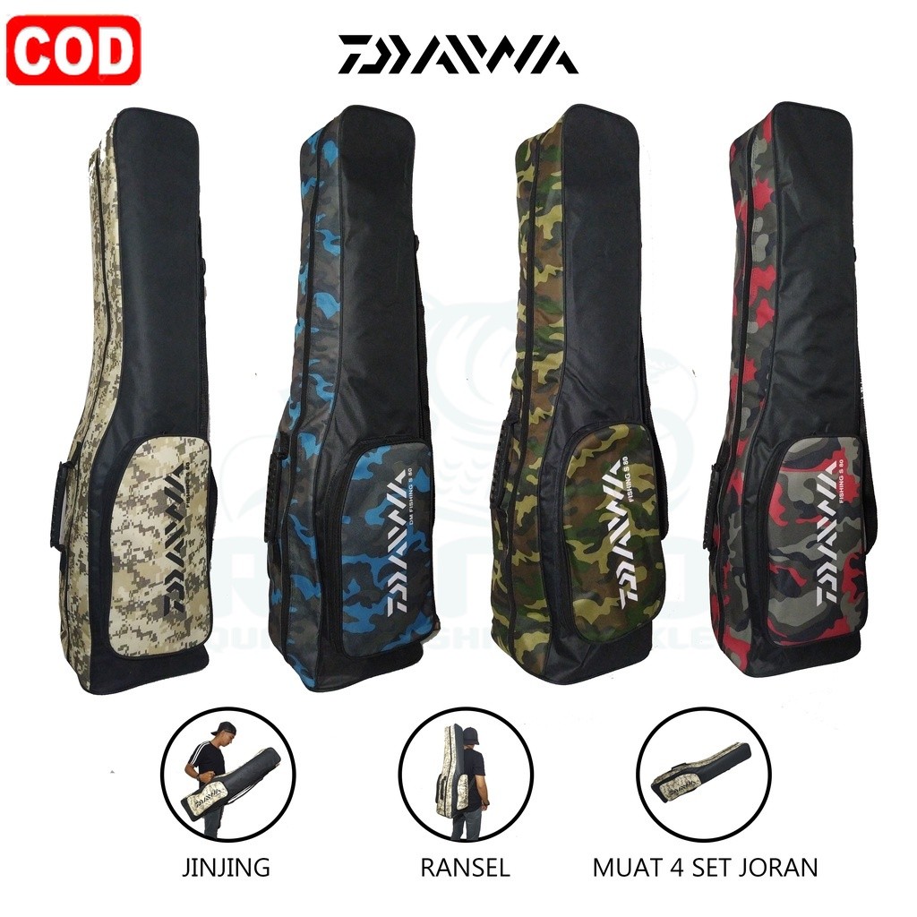 Tas Pancing Daiwa Ransel Jumbo Loreng Ukuran 80cm 100cm 120cm