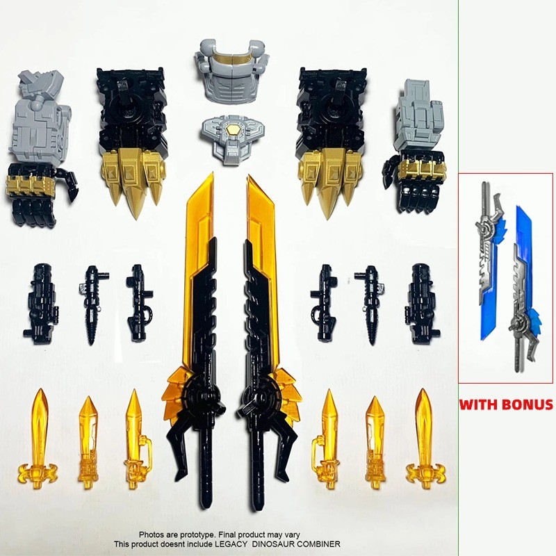 DNA DK-47 Upgrade Kit For LEGACY DINOSAUR COMBINER Core-class Volcanicus DK47 Accessories