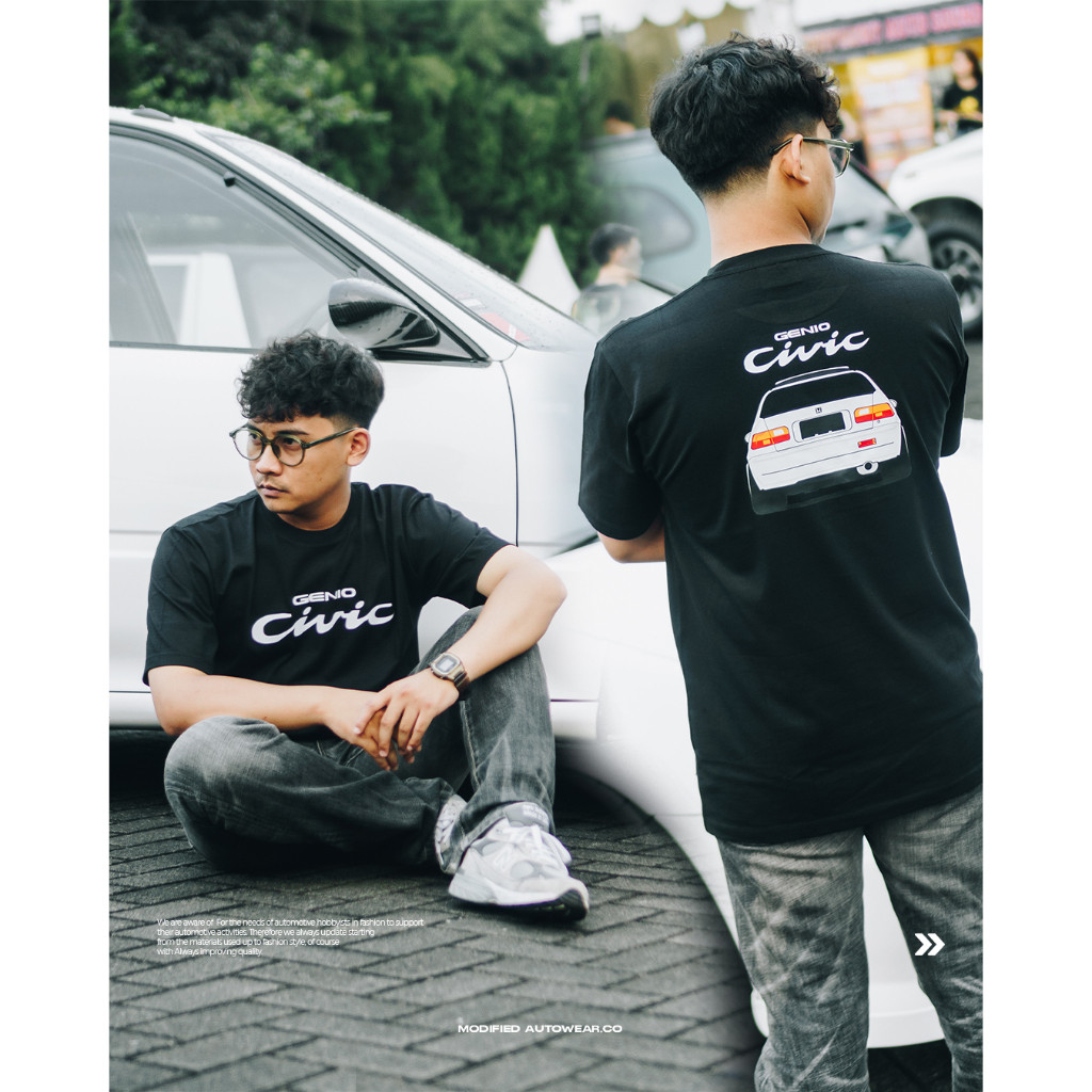 【STYLE】- kaos civic genio kaos civic genio premium kaos panjang pria hoodie mobil honda civic genio