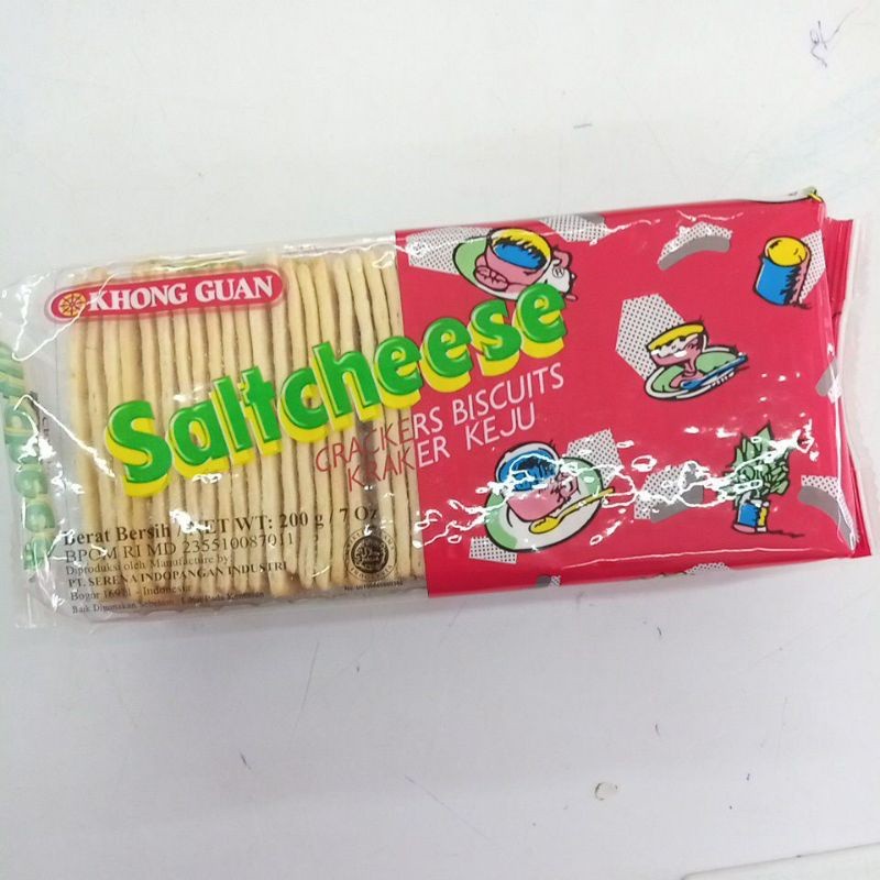 

Crakers Khong Guan Saltcheese 200 Gram