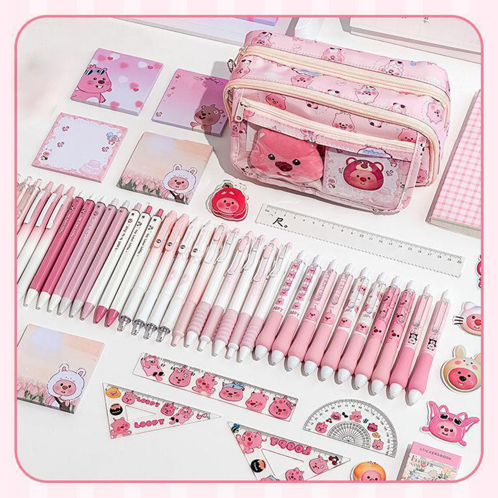 

Tas Pena Untuk Anak Tempat Alat Tulis Loopy Kapasitas Besar Tas Pensil Aesthetic Kotak Pensil Tempat