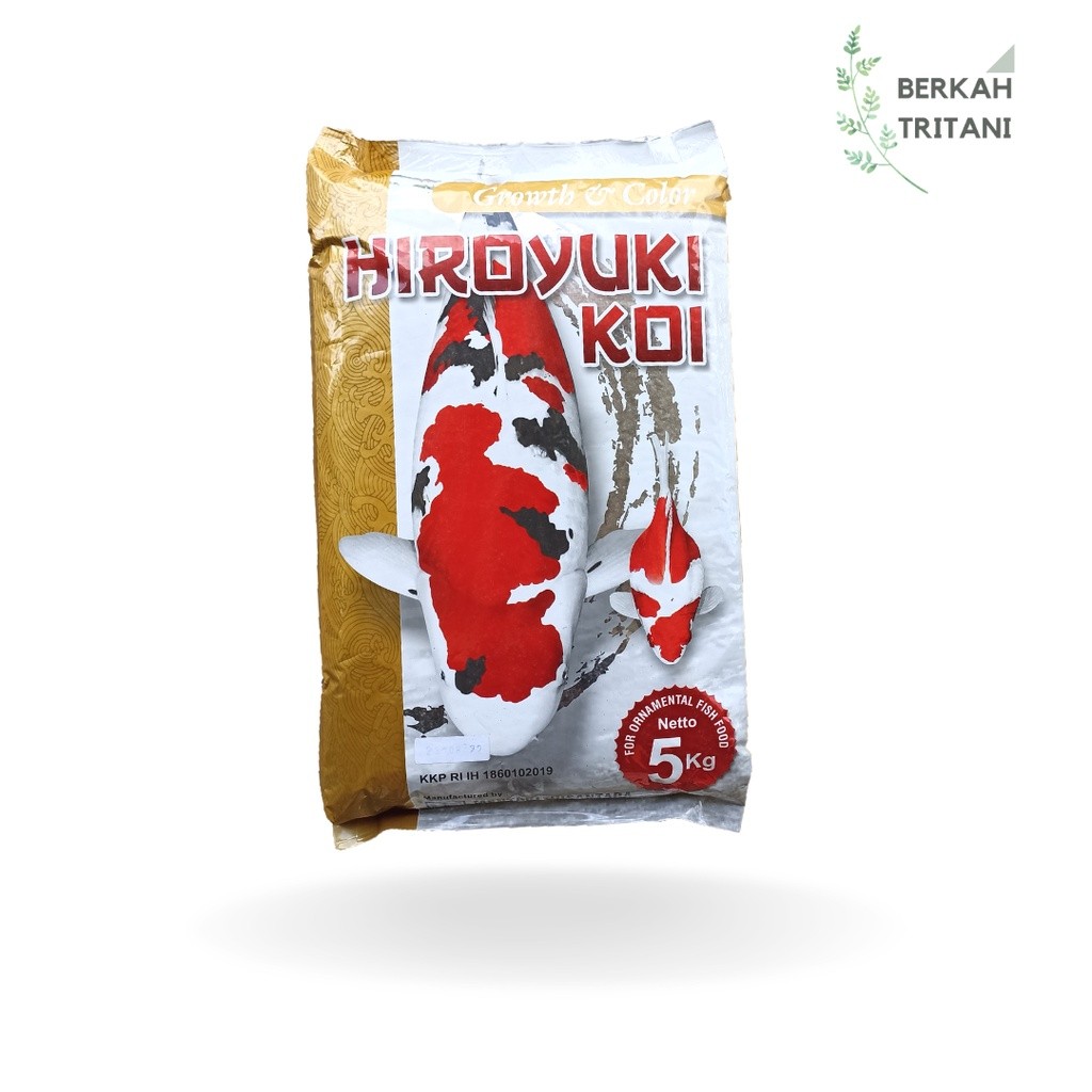 Pakan Koi 5kg Hiroyuki Koi Growth and Color