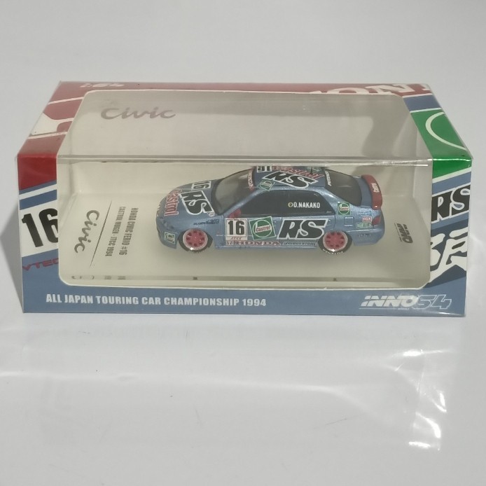 Diecast Inno Honda Civic Ferio 16 Caster Mugen-In64-EG9-RS94 Miniatur Toy