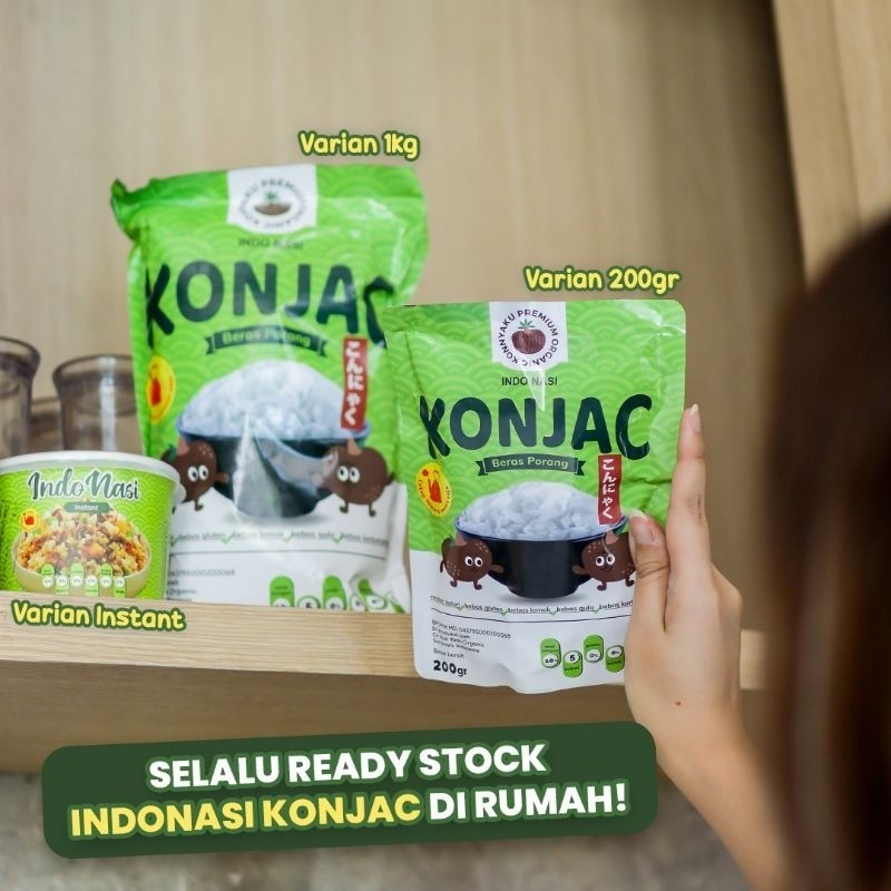 

Hot Promo | KONJAC Rice 1KG - Beras PORANG Instan | Shirataki Diet