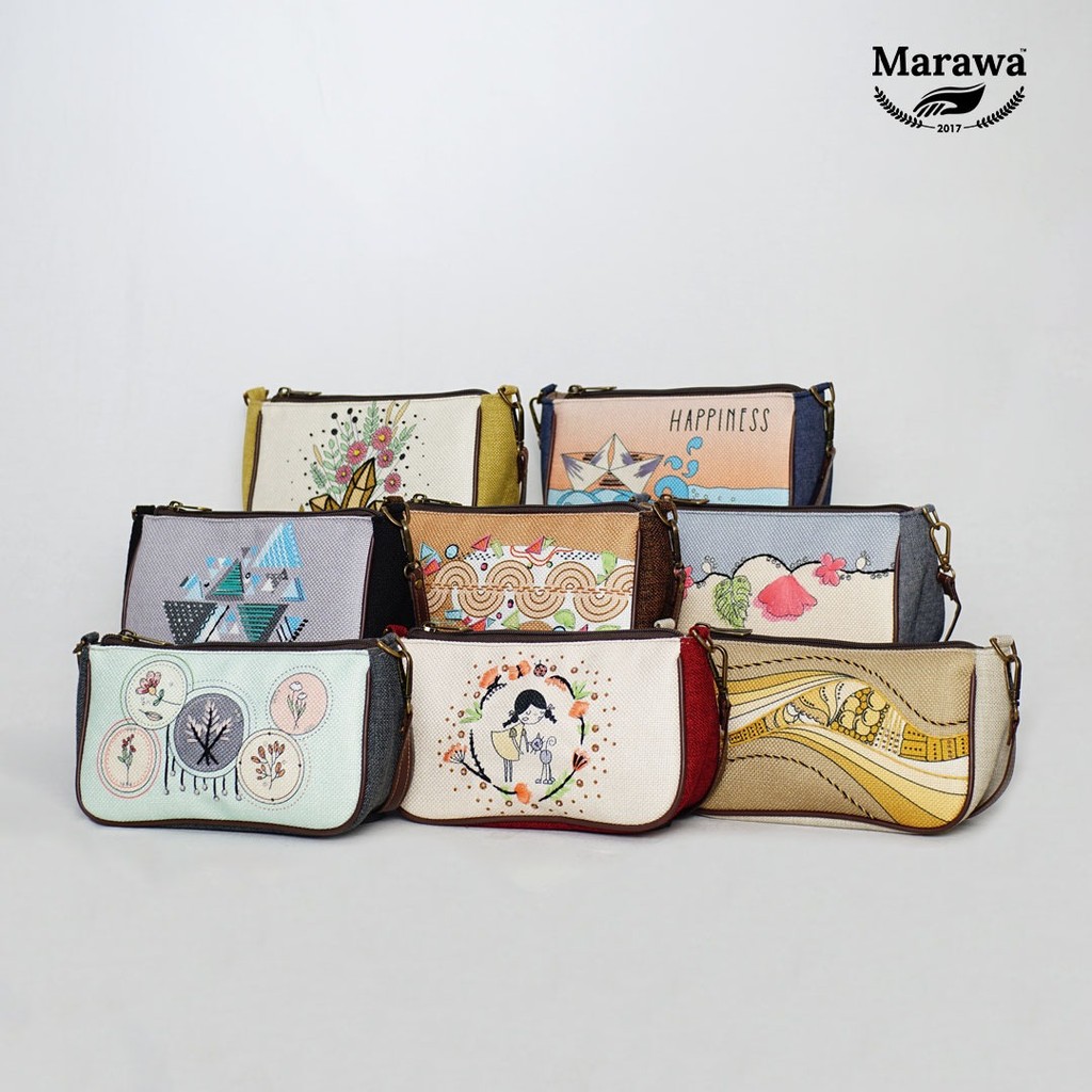 MARAWA Tenzo Series Shoulder Bag Tas Etnik Mini Wanita Handmade