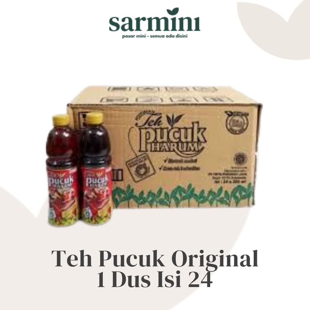 

Teh Pucuk Harum Original 350ml 1 Dus Isi 24 pcs