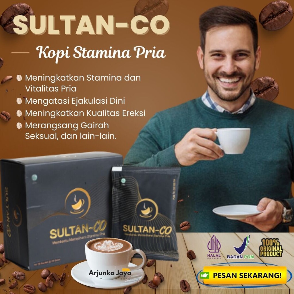 

(Promo 10.10) Kopi Sultan Kopi Pria Original 1 Sachet