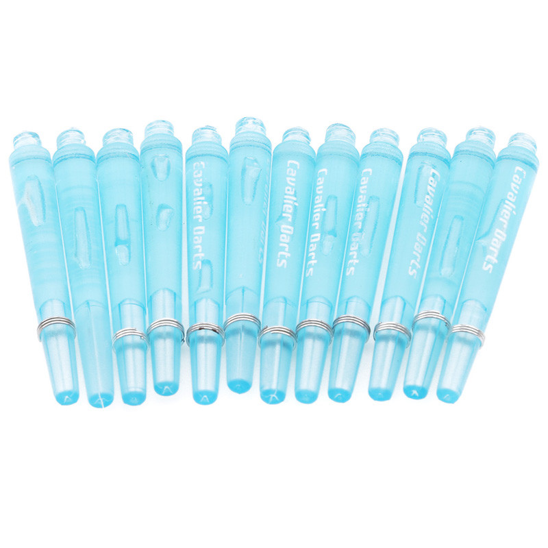 12pcs 45mm/35mm Plastic Darts Shafts 4.5mm Screw Thread Transparent Dart Stems With Stainless Steel 