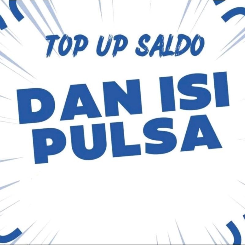 

STIKER TOP UP, SPLTON, PULSA DLL