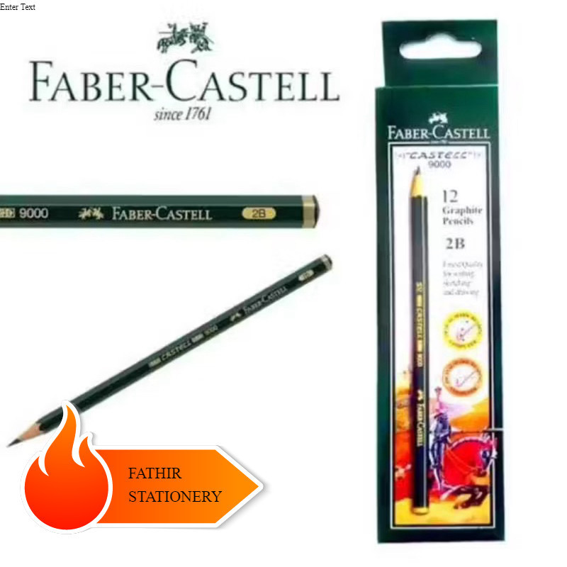 

Pensil Faber Castell 2B (1 pack = 12 pcs)