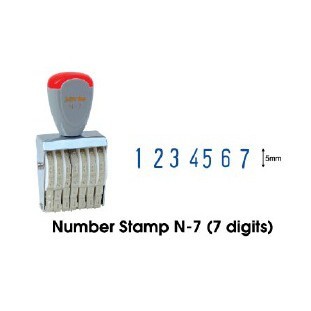 

Number Stamp / Stempel Angka / Nomor Joyko N-7 / 7 Digits