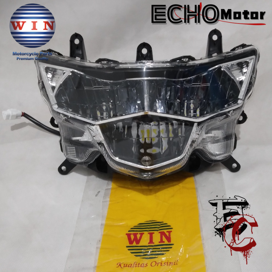 Lampu Depan Mio Soul GT 125 Blue Core + LED 2015 2016 2017 2018 WIN | reflektor headlamp WIN | head 