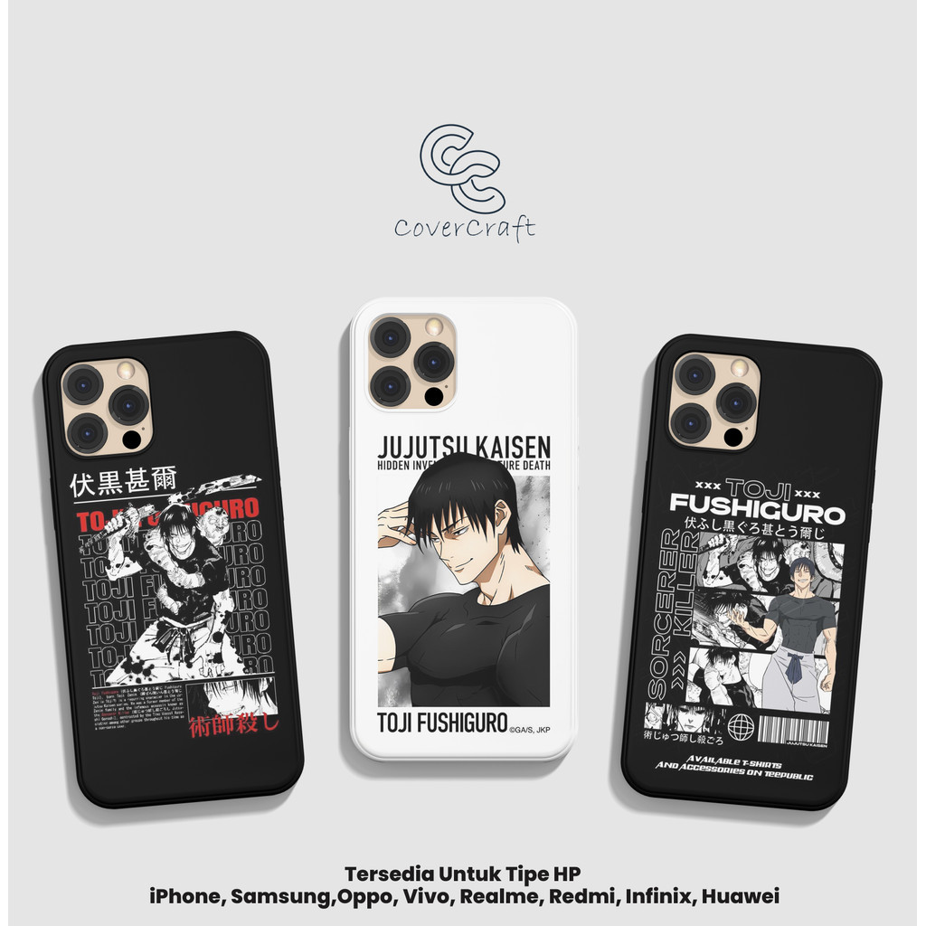 Covercraft Toji Fushiguro Jujutsu Kaisen painting Soft Case / Case ALL TYPE - (Bisa semua tipe hp)