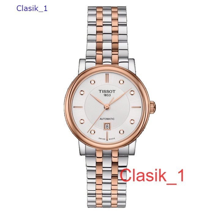 Original 100% jam Tangan Wanita Automatic 30mm Tissot T122.207.22.036.00 Swiss Made Garansi Resmi 2 
