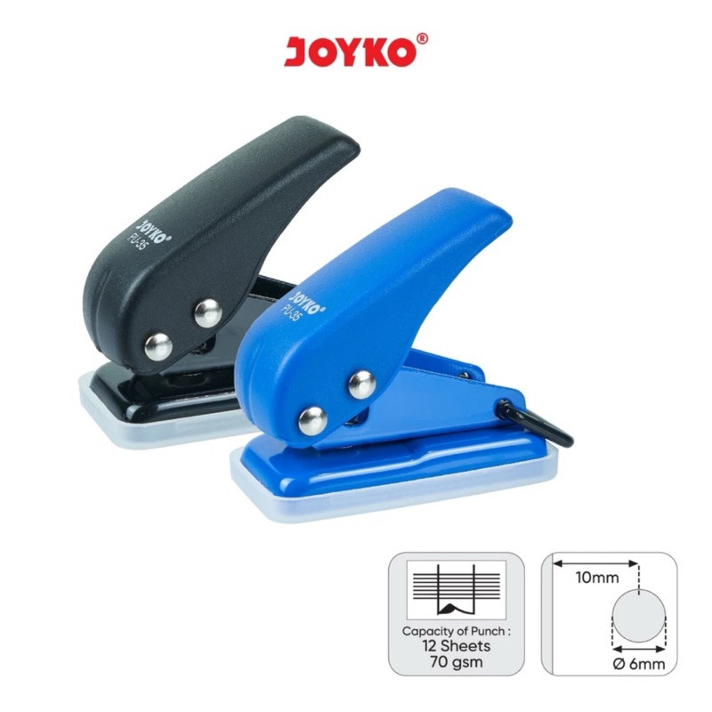 

Pembolong Kertas Satu Lubang One Hole Punch Joyko PU-35